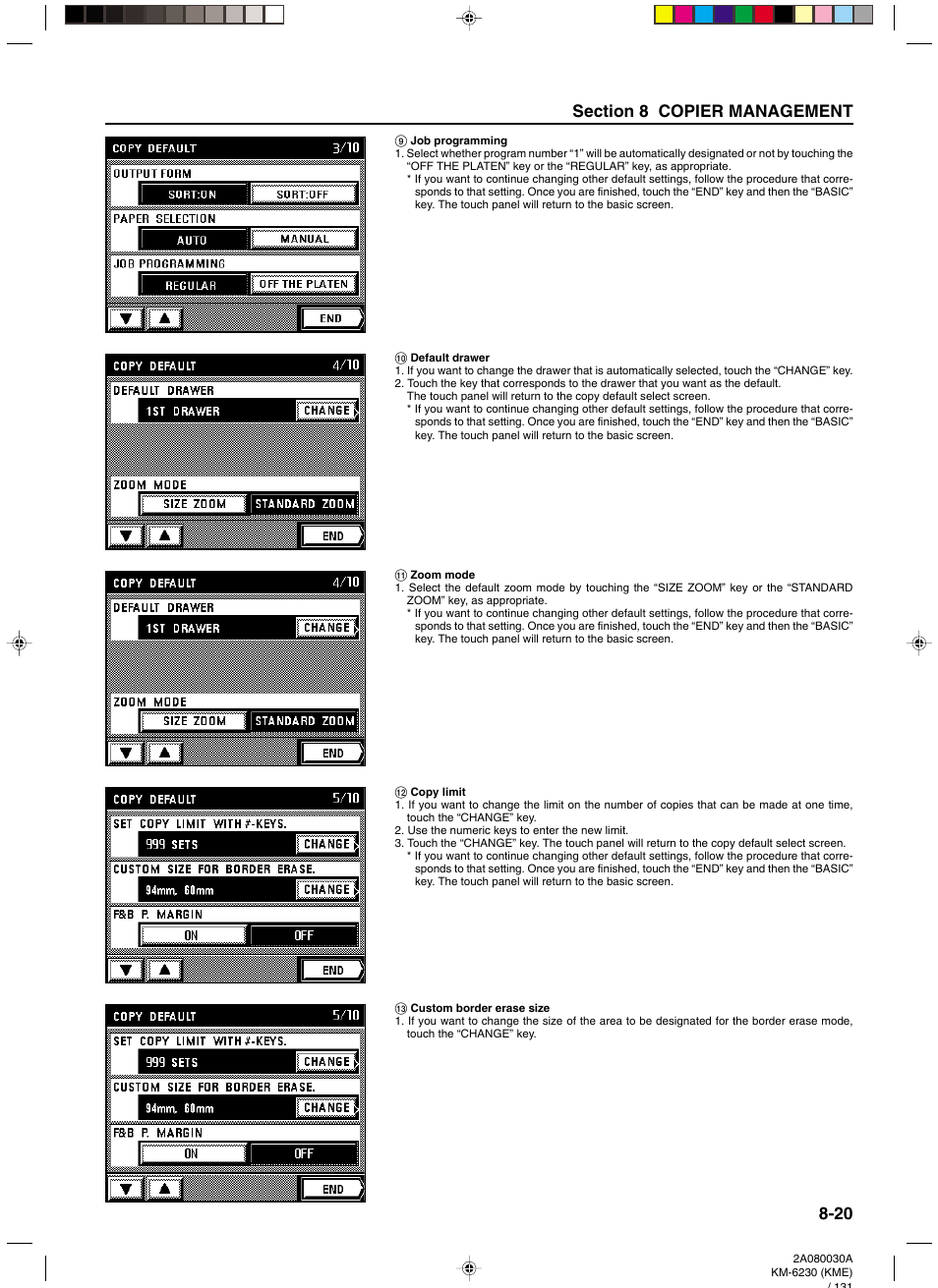 TA Triumph-Adler DC 2062 User Manual | Page 117 / 165