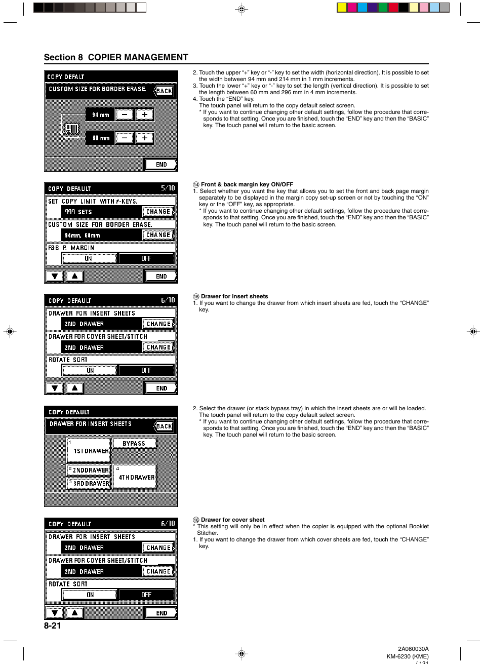 TA Triumph-Adler DC 2062 User Manual | Page 118 / 165