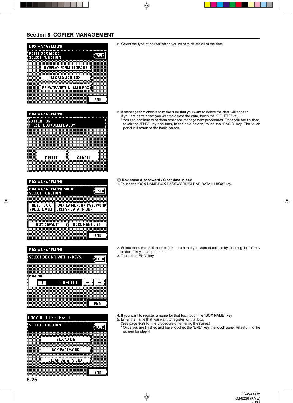 TA Triumph-Adler DC 2062 User Manual | Page 122 / 165