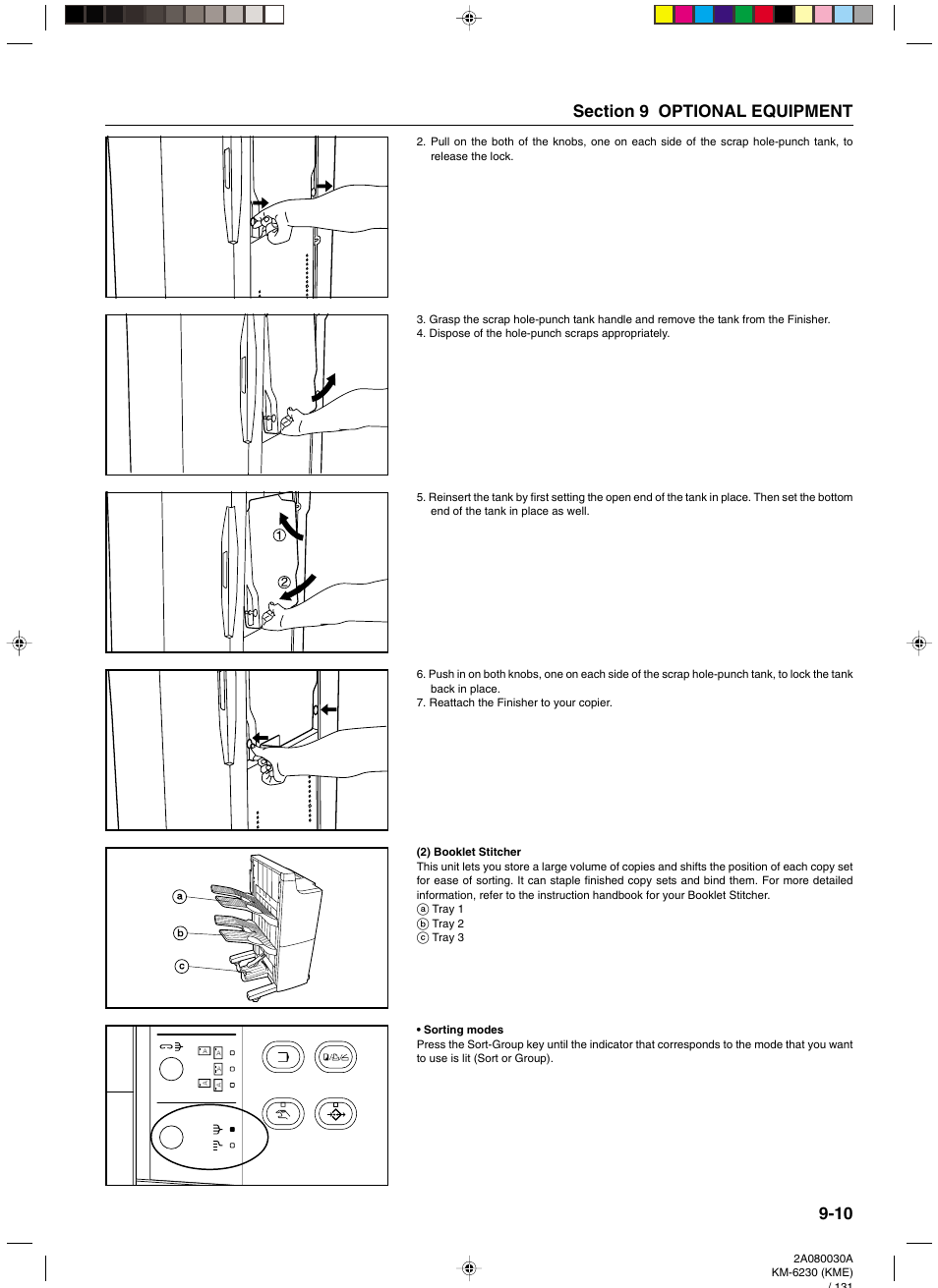 2) booklet stitcher, 2) booklet stitcher -10 | TA Triumph-Adler DC 2062 User Manual | Page 138 / 165