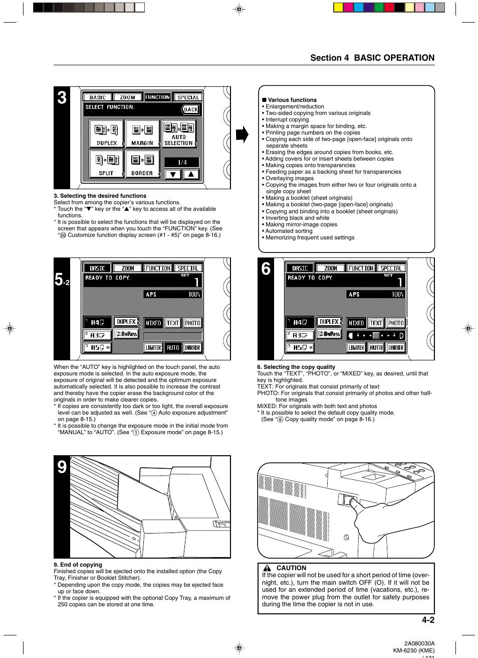 TA Triumph-Adler DC 2062 User Manual | Page 29 / 165