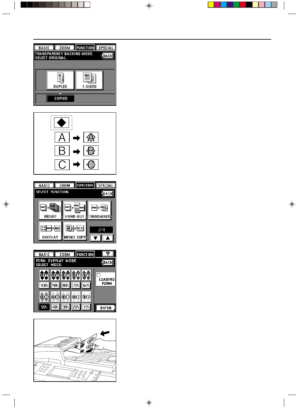 8) overlaying images [form overlay, 8) overlaying images [form overlay] -18 | TA Triumph-Adler DC 2062 User Manual | Page 56 / 165