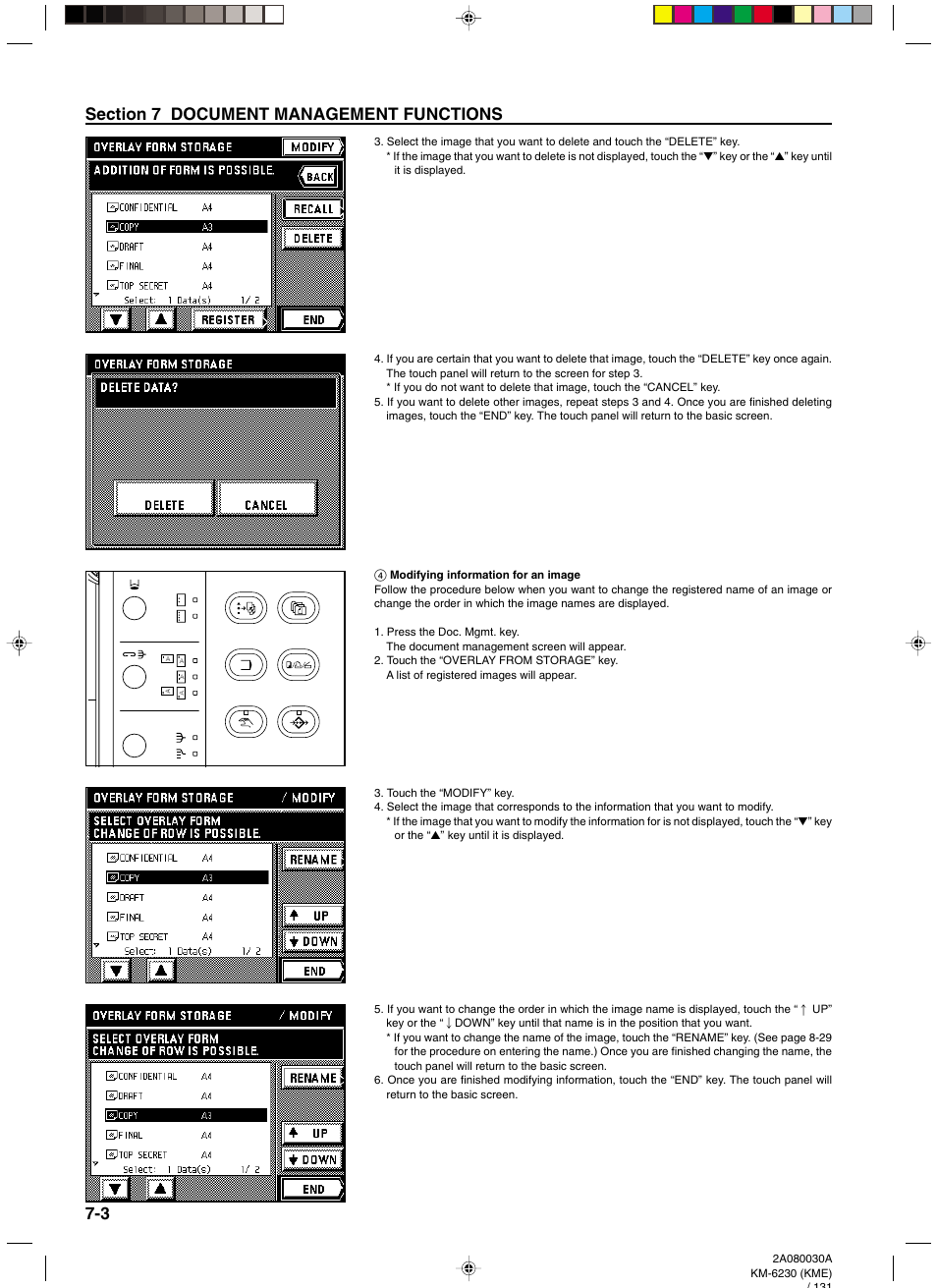 4 modifying information for an image, 4 modifying information for an image -3 | TA Triumph-Adler DC 2062 User Manual | Page 81 / 165