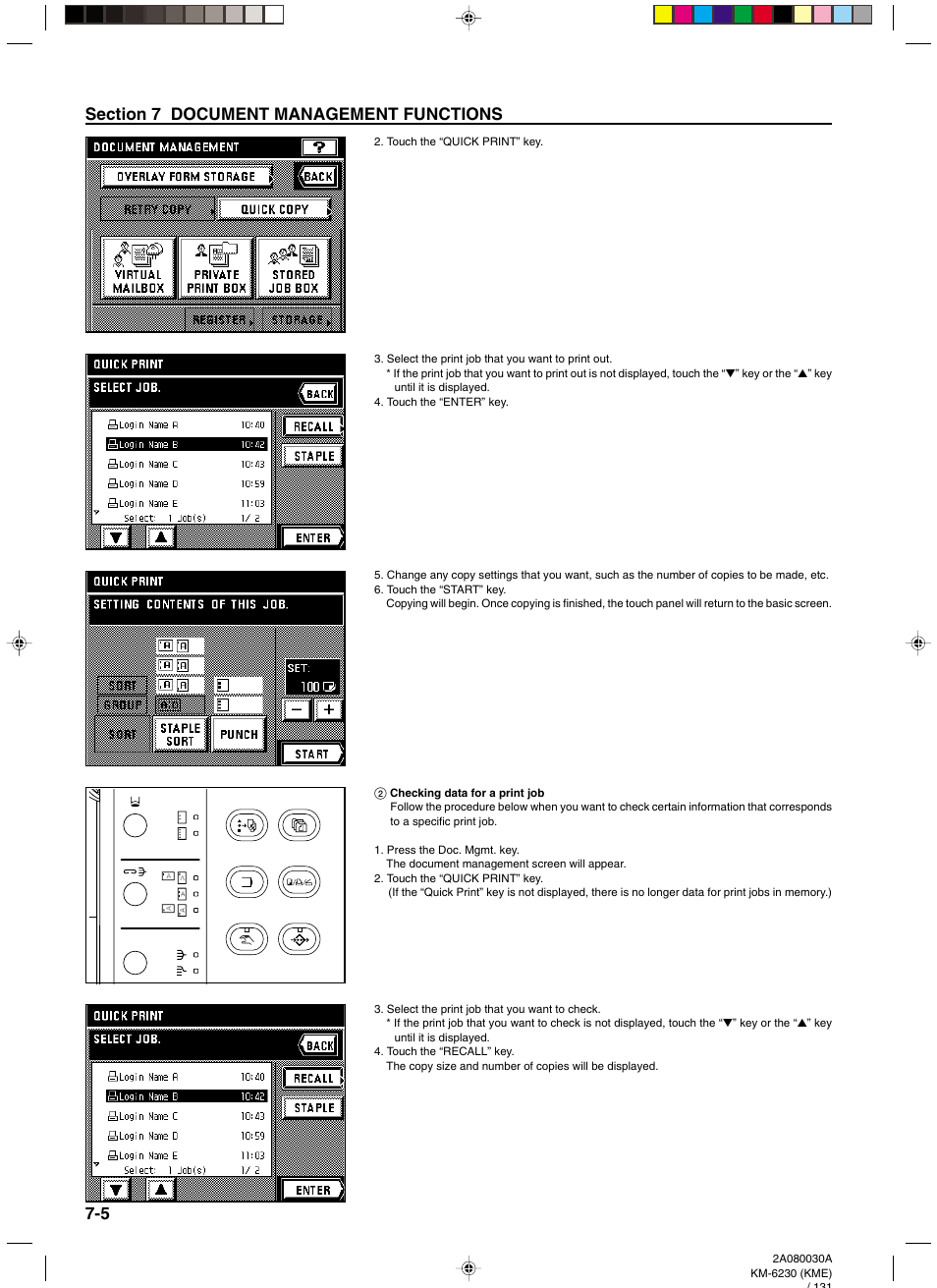 2 checking data for a print job, 2 checking data for a print job -5 | TA Triumph-Adler DC 2062 User Manual | Page 83 / 165