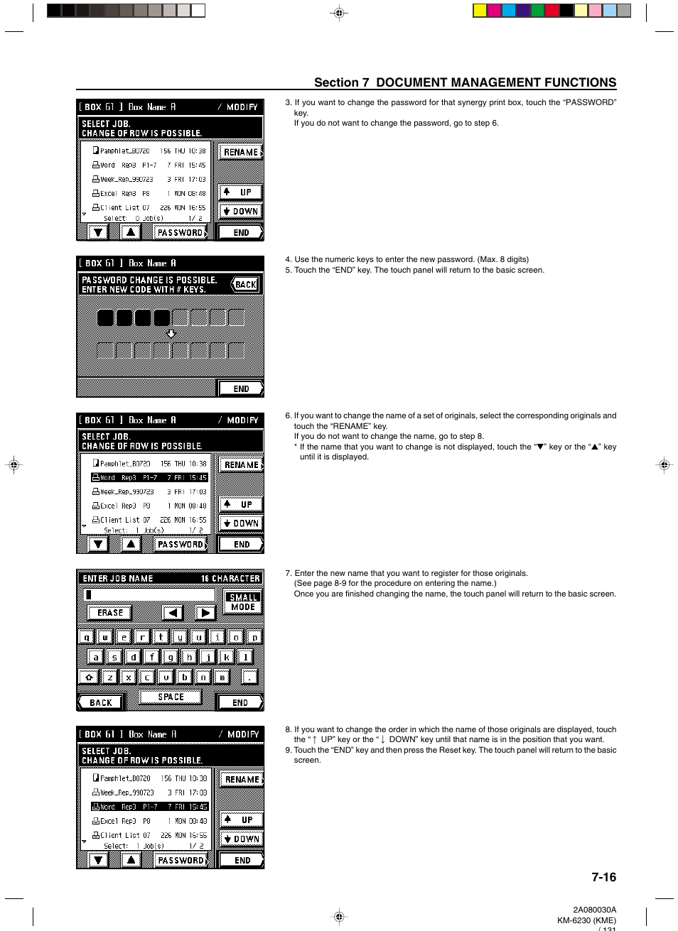 TA Triumph-Adler DC 2062 User Manual | Page 94 / 165