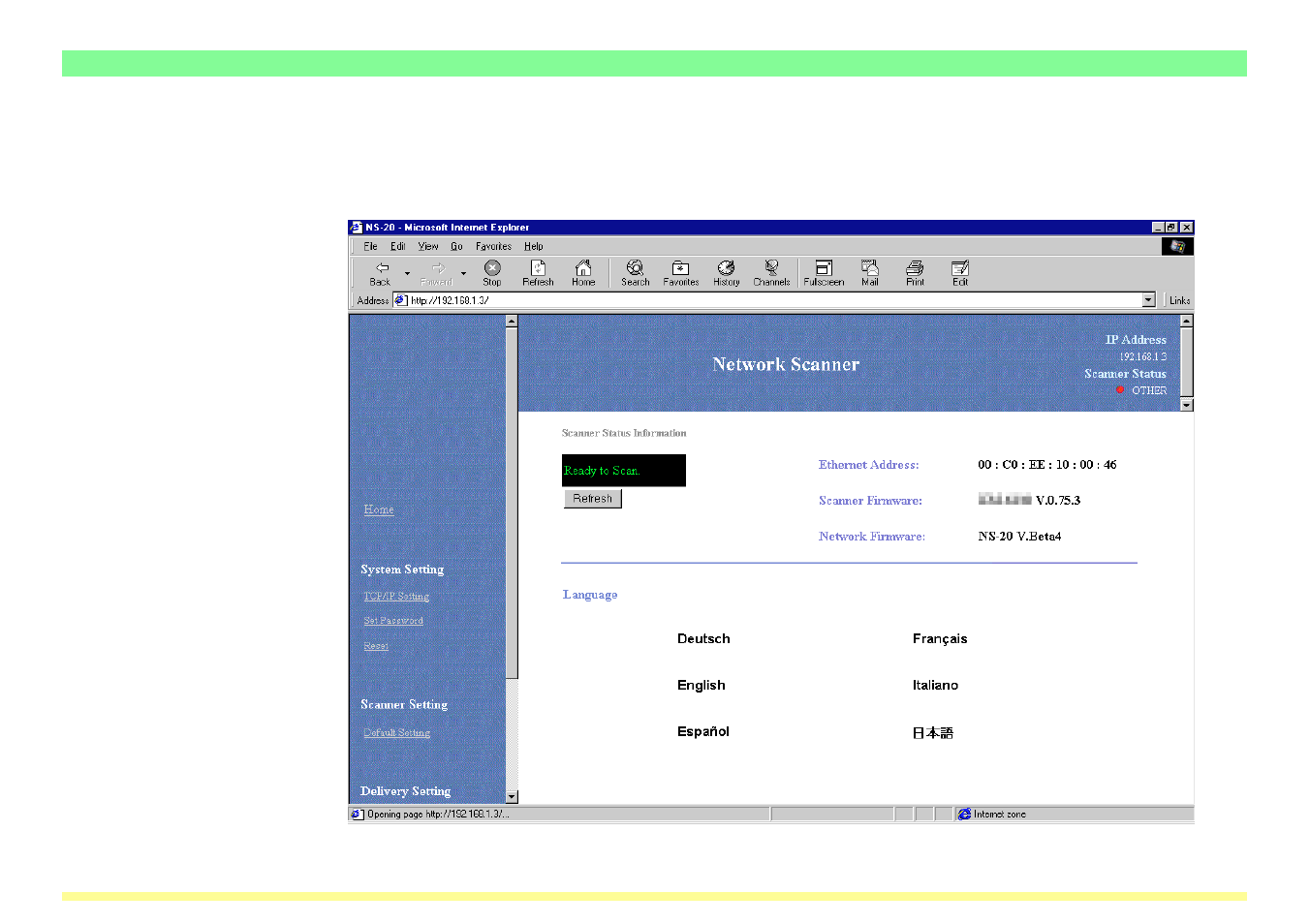 2 webpage functions interface | TA Triumph-Adler DC 2062 User Manual | Page 42 / 106