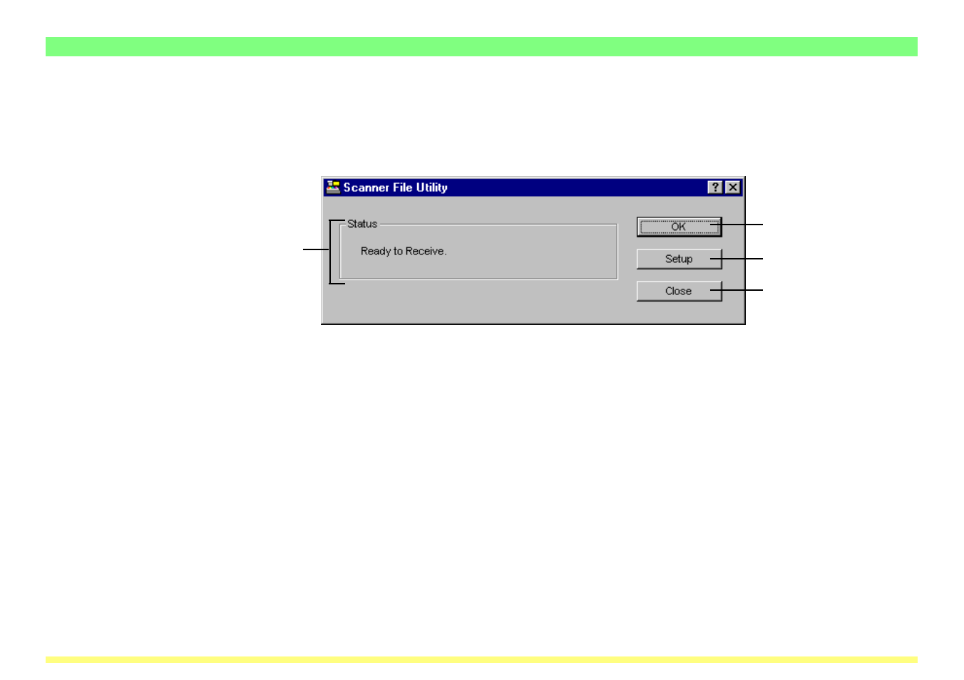 2) contents of the start dialogue box, 2) contents of the start dialogue box -32, 3 scanner file utility | TA Triumph-Adler DC 2062 User Manual | Page 67 / 106