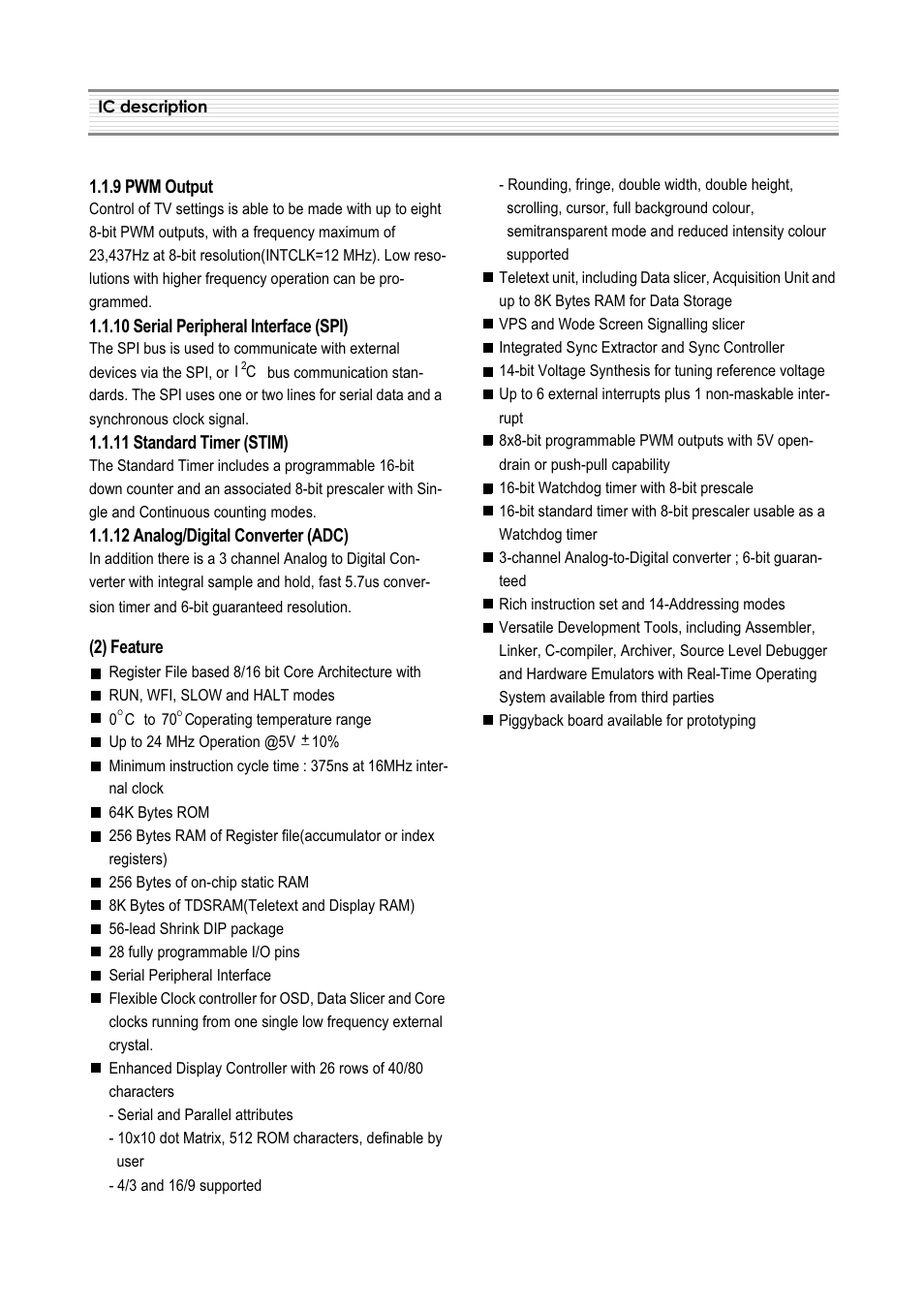 Daewoo DSC-3270E User Manual | Page 12 / 60