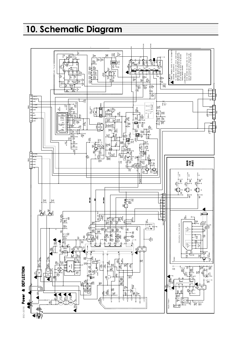 Schematic diagram | Daewoo DSC-3270E User Manual | Page 53 / 60