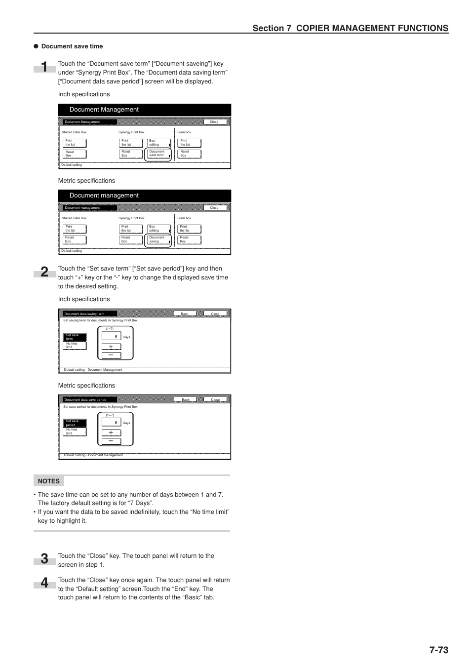 Document management | TA Triumph-Adler DC 2075 User Manual | Page 213 / 263