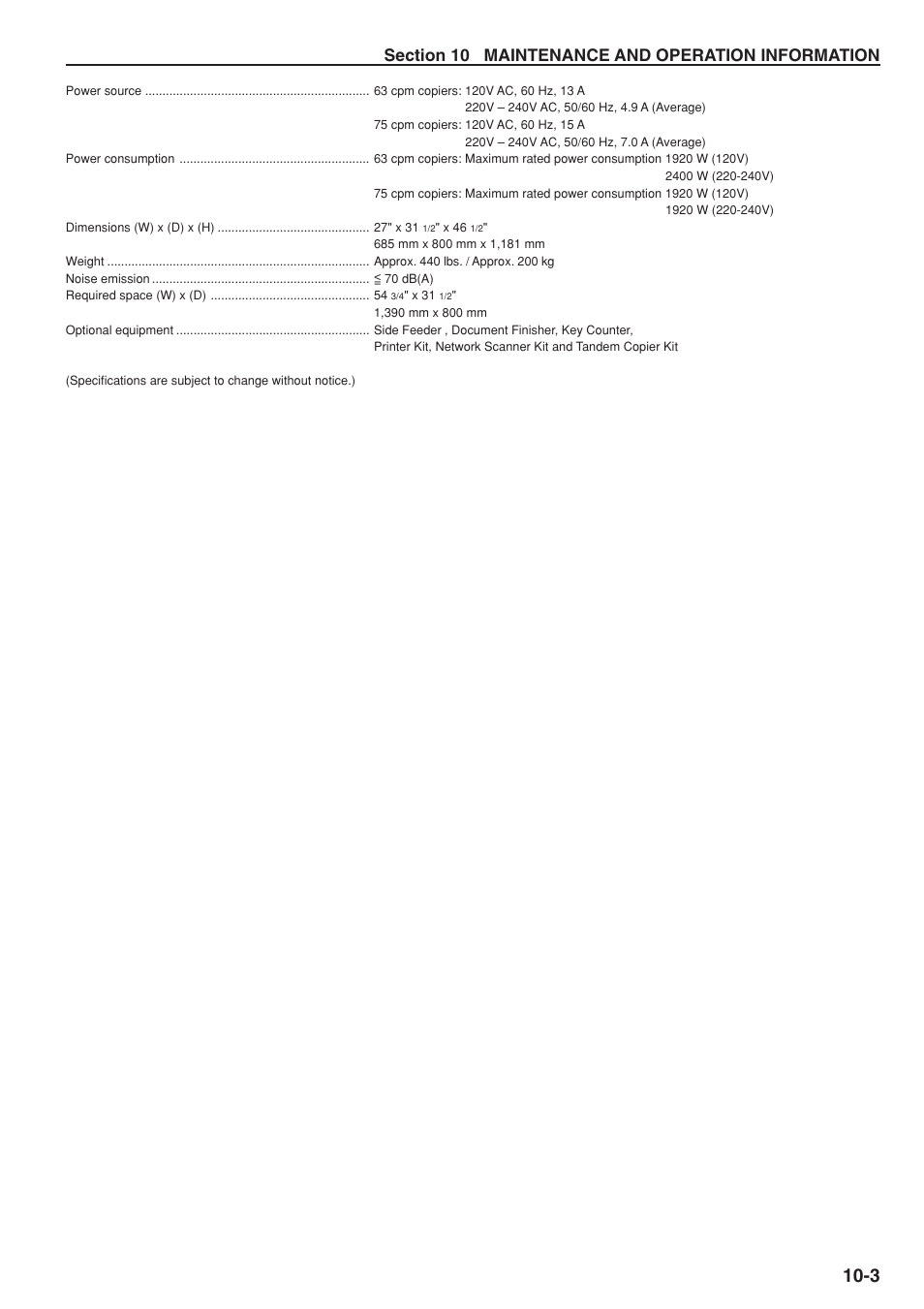 TA Triumph-Adler DC 2075 User Manual | Page 255 / 263