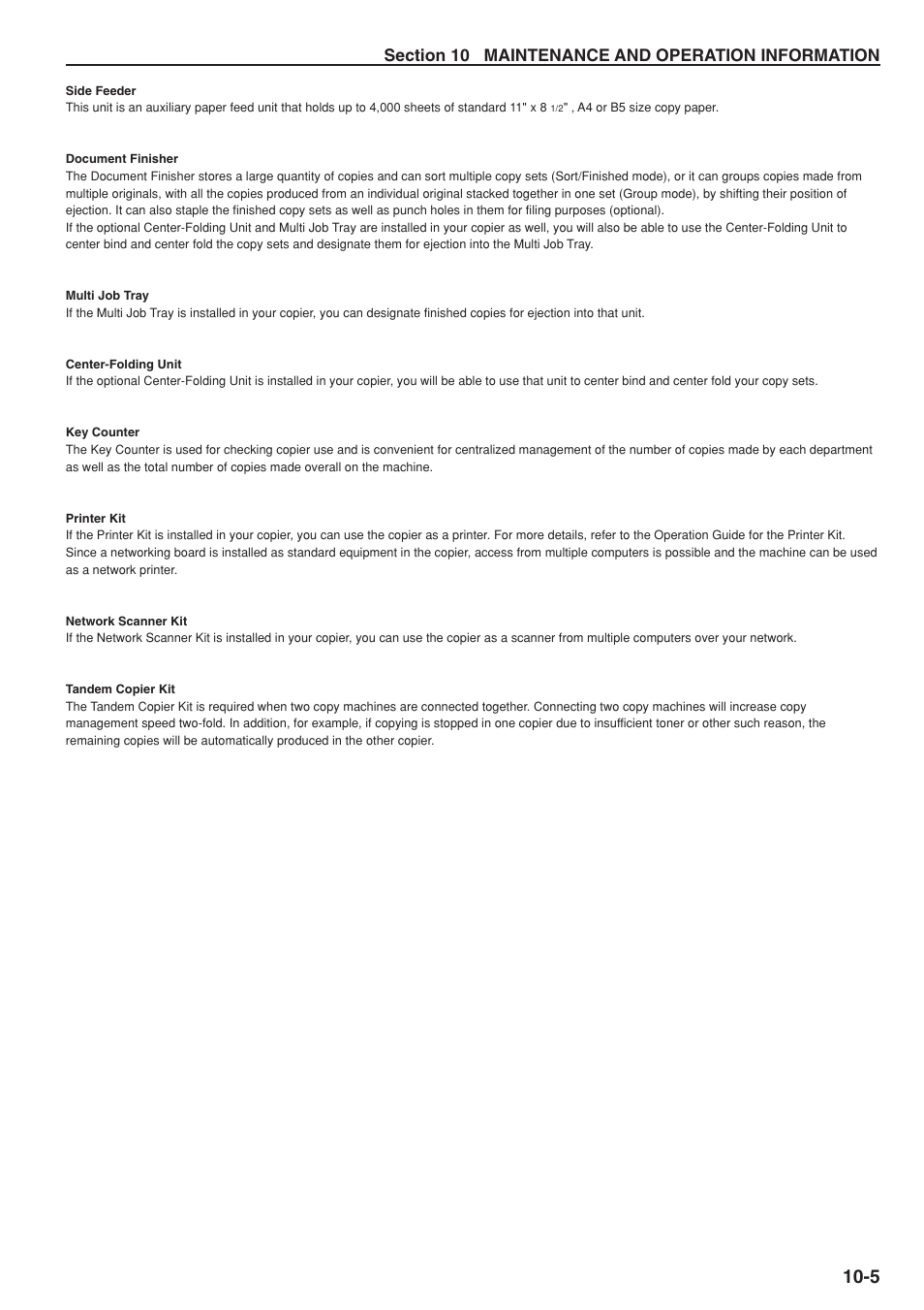 TA Triumph-Adler DC 2075 User Manual | Page 257 / 263