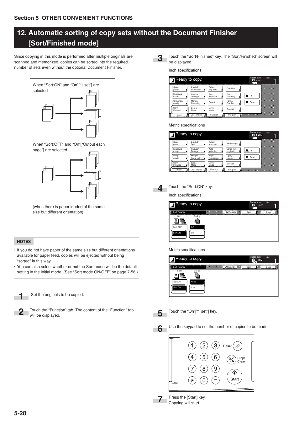 Ready to copy | TA Triumph-Adler DC 2075 User Manual | Page 74 / 263