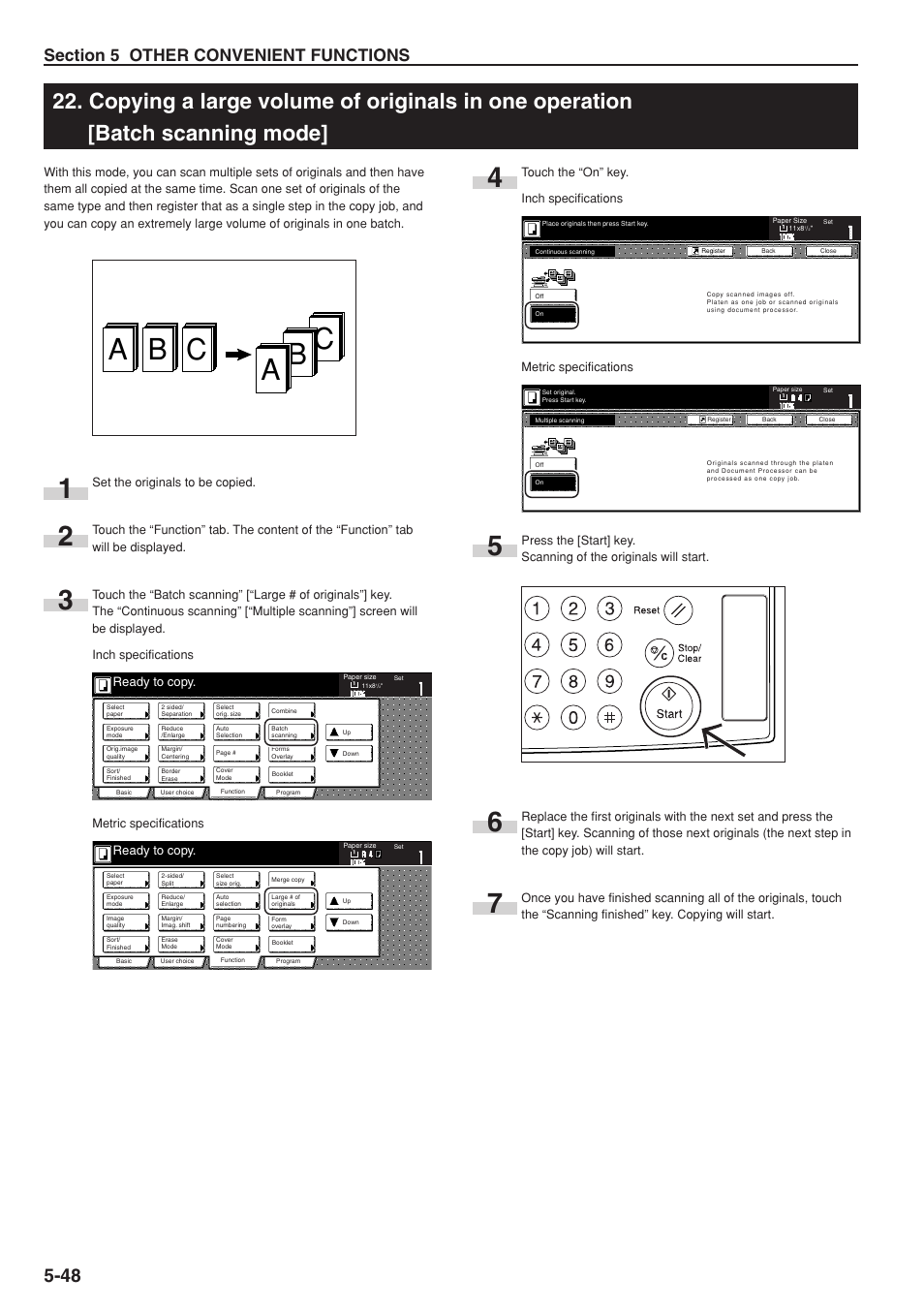 TA Triumph-Adler DC 2075 User Manual | Page 94 / 263