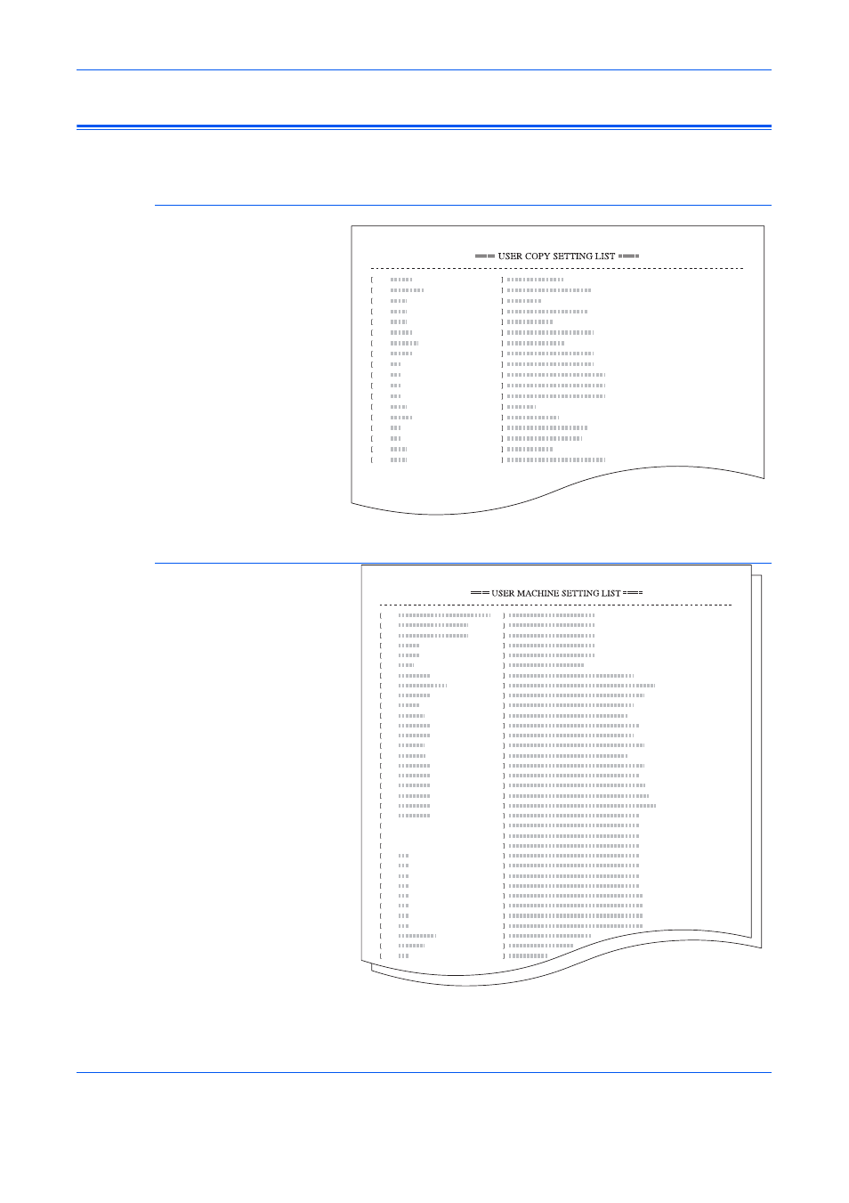 Report output, Copy status report, Machine status report | Report output -30 | TA Triumph-Adler DC 2116 User Manual | Page 112 / 161
