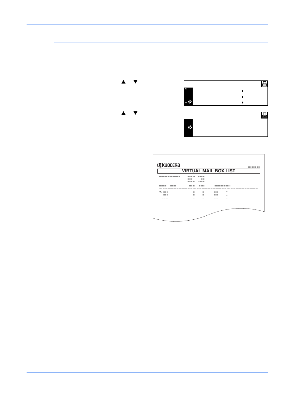 Virtual mailbox list | TA Triumph-Adler DC 2116 User Manual | Page 35 / 161