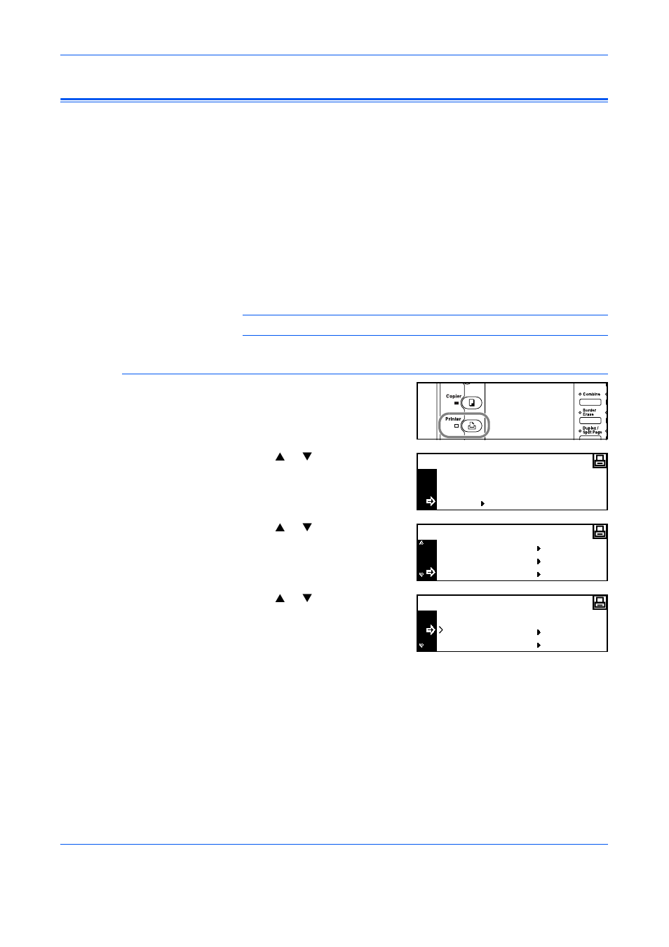 Font, Access the font screen, Font -21 | TA Triumph-Adler DC 2116 User Manual | Page 49 / 161
