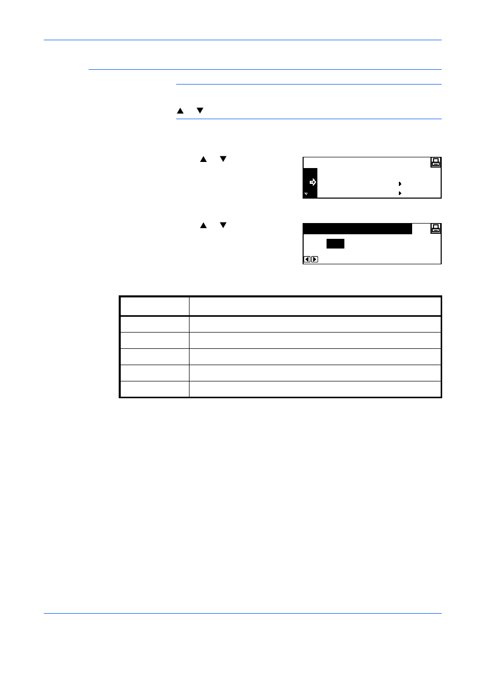 Font selection | TA Triumph-Adler DC 2116 User Manual | Page 50 / 161