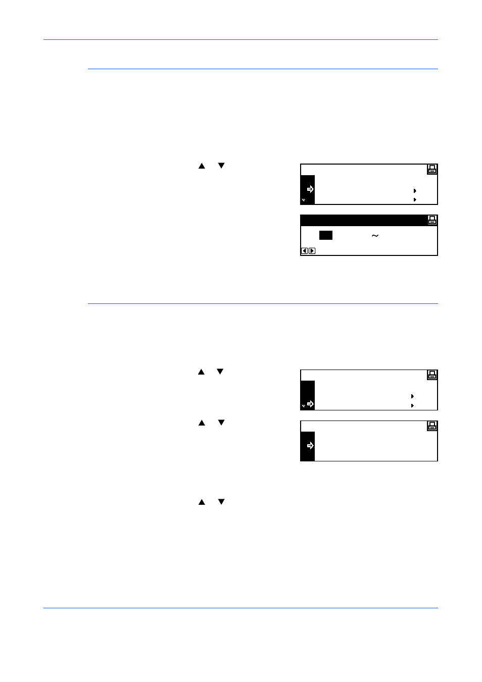 Form feed timeout, Received data dump | TA Triumph-Adler DC 2116 User Manual | Page 77 / 161