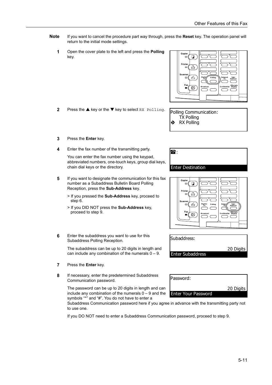 TA Triumph-Adler DC 2116 User Manual | Page 107 / 219