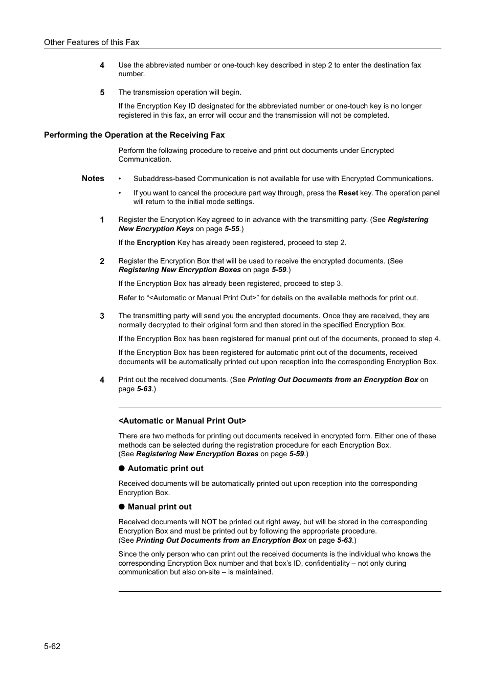 Performing the operation at the receiving fax, Performing the operation at the receiving fax -62 | TA Triumph-Adler DC 2116 User Manual | Page 158 / 219