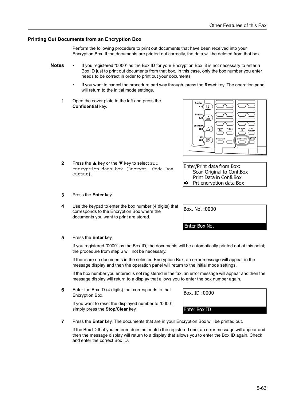 Printing out documents from an encryption box, Printing out documents from an encryption box -63 | TA Triumph-Adler DC 2116 User Manual | Page 159 / 219