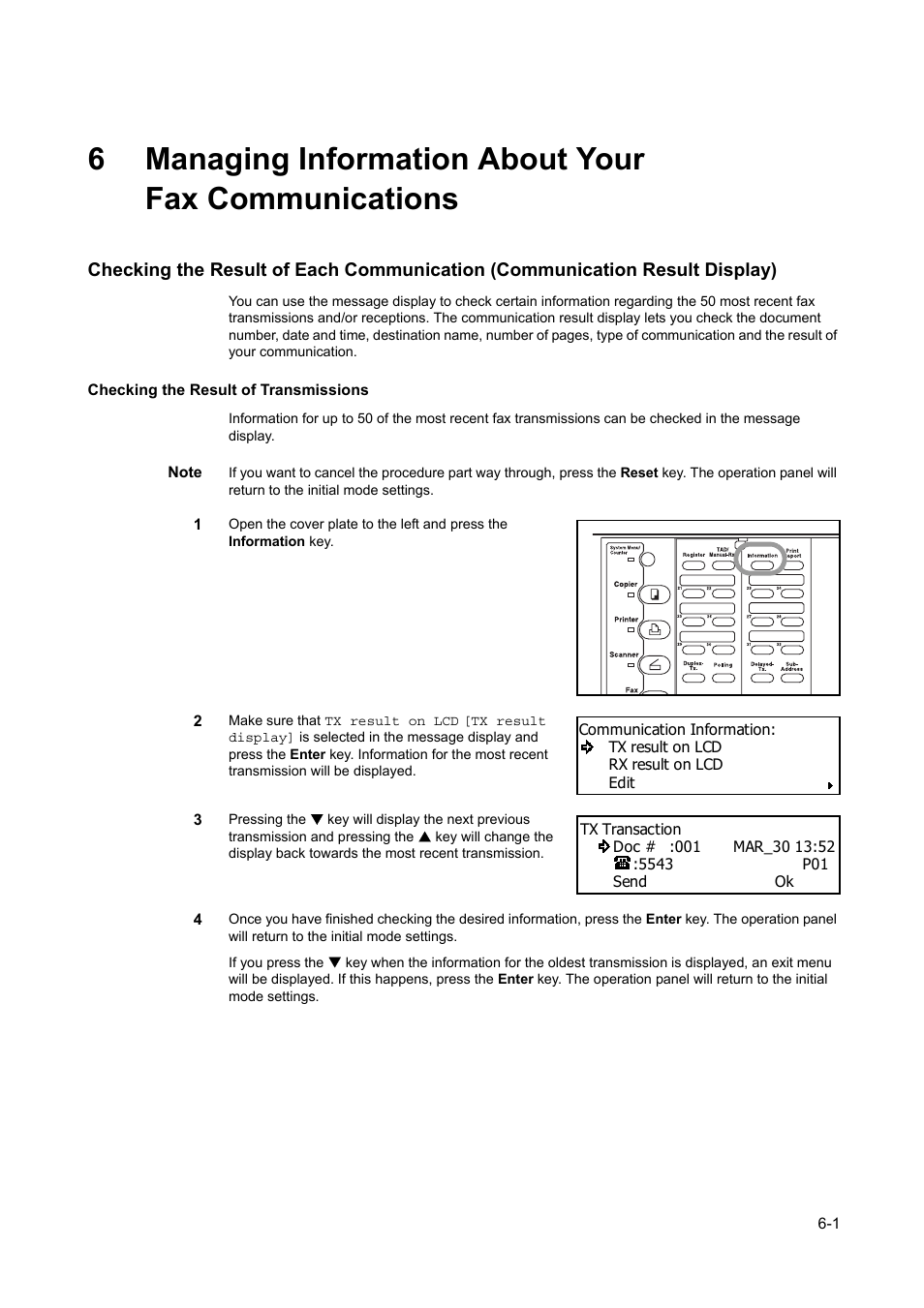Checking the result of transmissions, Checking the result of transmissions -1 | TA Triumph-Adler DC 2116 User Manual | Page 167 / 219