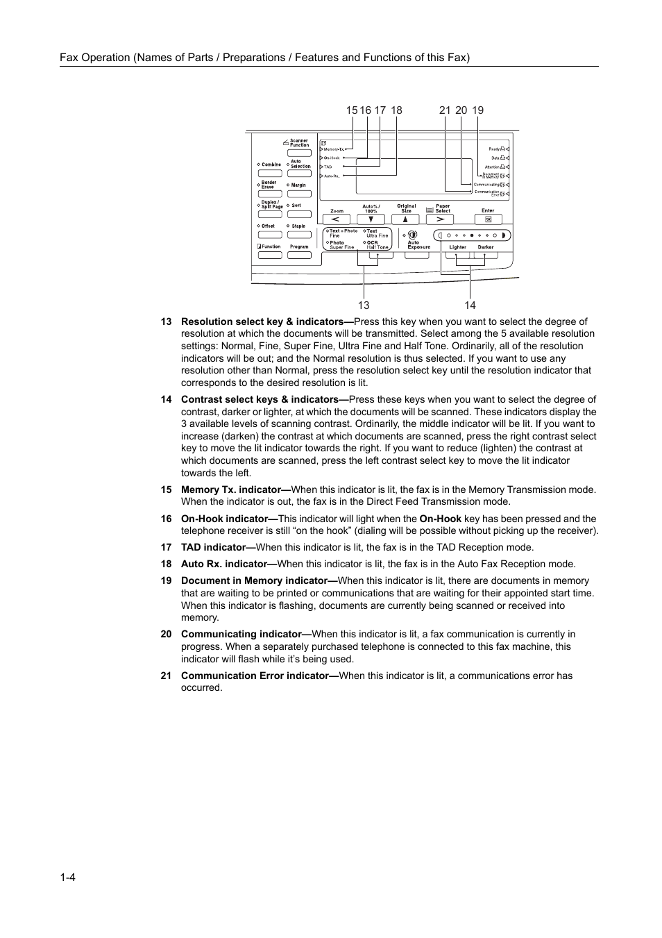 TA Triumph-Adler DC 2116 User Manual | Page 18 / 219