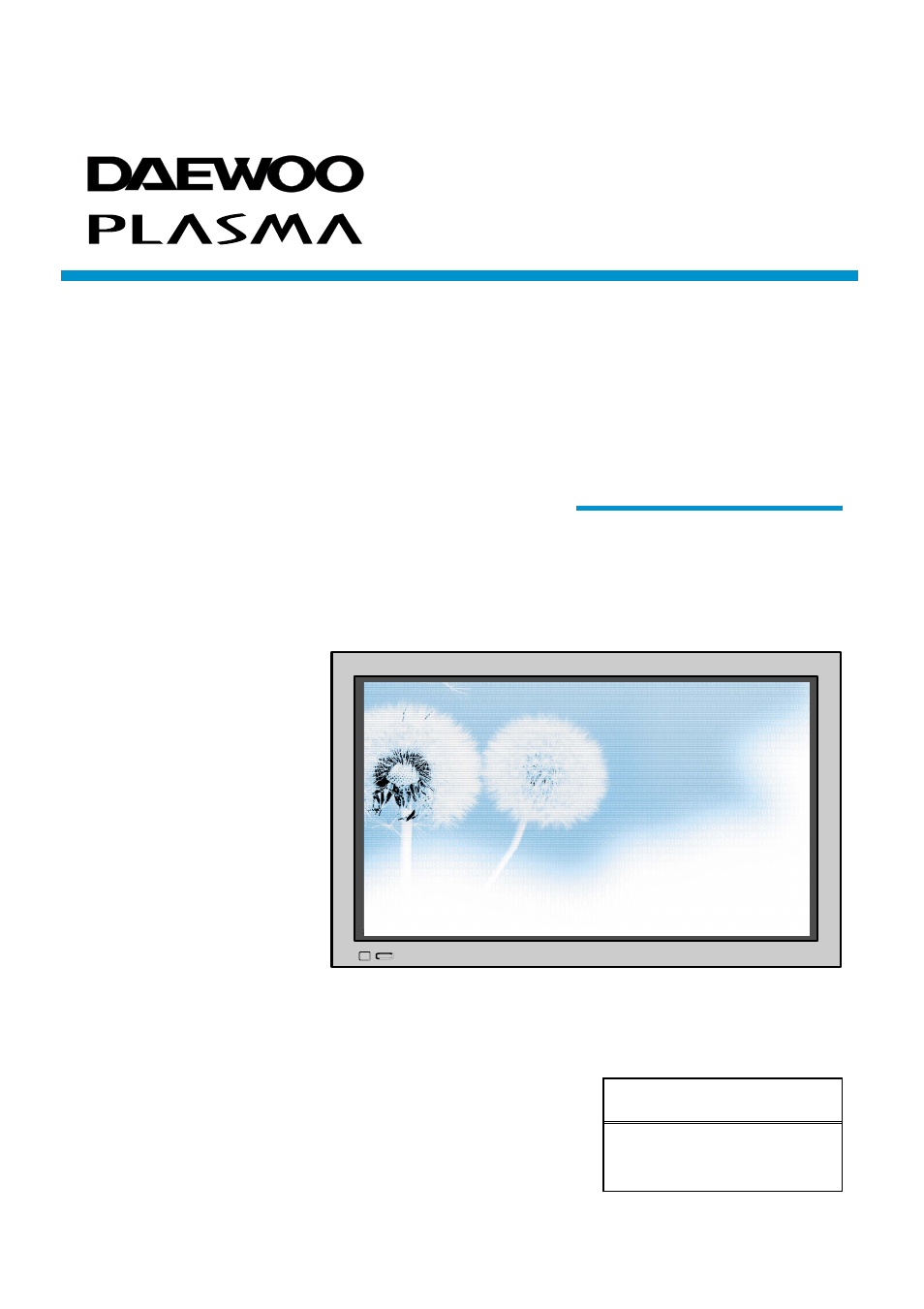 Daewoo DP-42WM User Manual | 51 pages