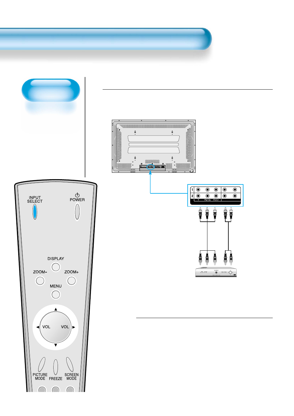 Press the power buttons, Connect a digital broadcasting receiver to the pdp, Watching digital broadcasts | Daewoo DP-42WM User Manual | Page 16 / 51