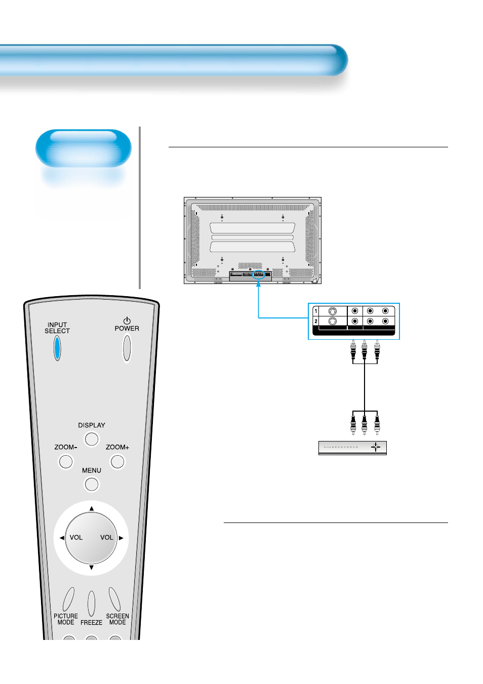 Press the power buttons, Connect a cable broadcasting receiver to the pdp, Watching cable broadcasts | Daewoo DP-42WM User Manual | Page 18 / 51