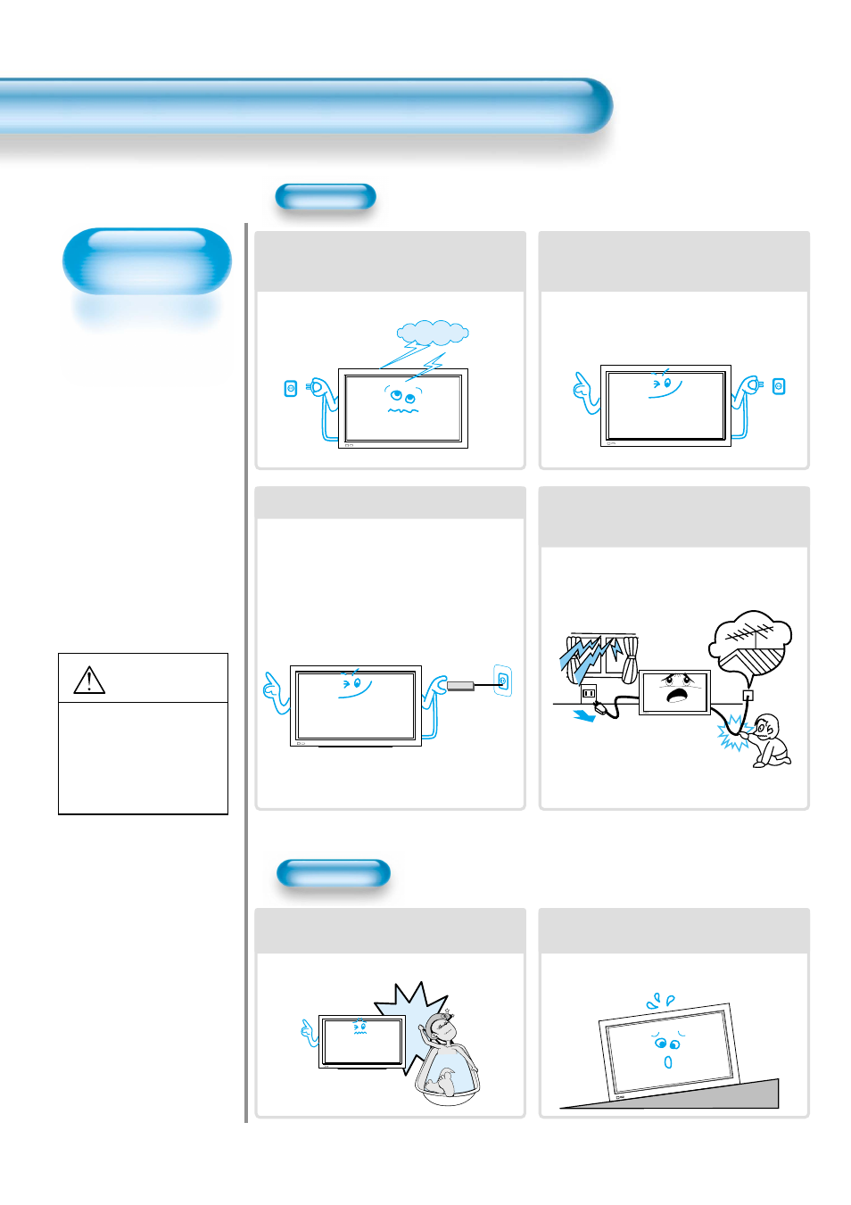 Safety precautions, Always obey all safety messages, Warning | Power installation | Daewoo DP-42WM User Manual | Page 4 / 51