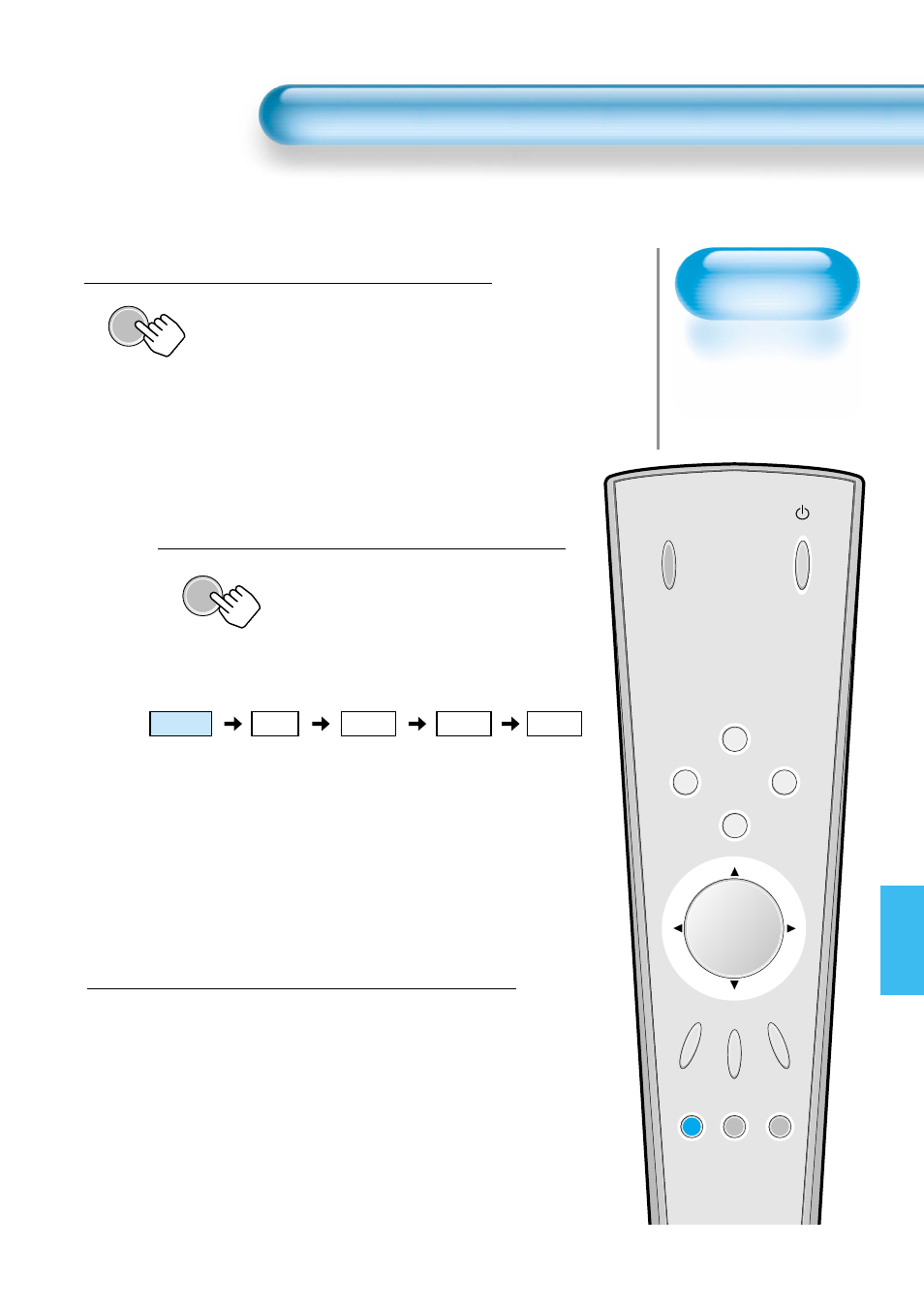 Select sound mode, Menu will disappear, Every press of the button changes modes | Adjusting auto sound mode | Daewoo DP-42WM User Manual | Page 41 / 51