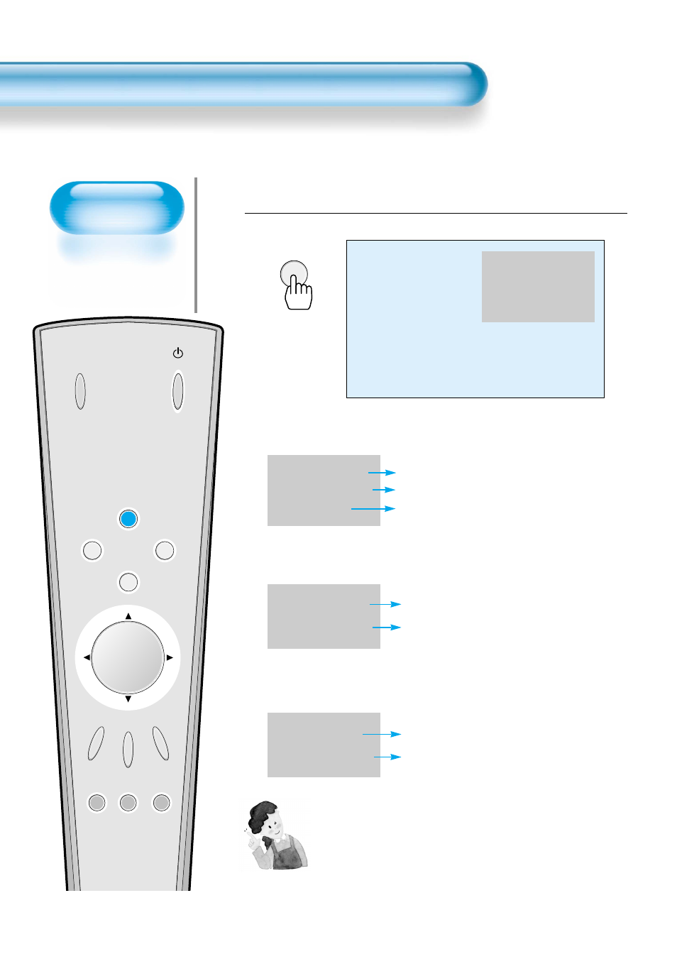 Press the display button, If you watch digital broadcasts, If you watch dvd image | If you watch vcr image, Checking the current input signal | Daewoo DP-42WM User Manual | Page 46 / 51