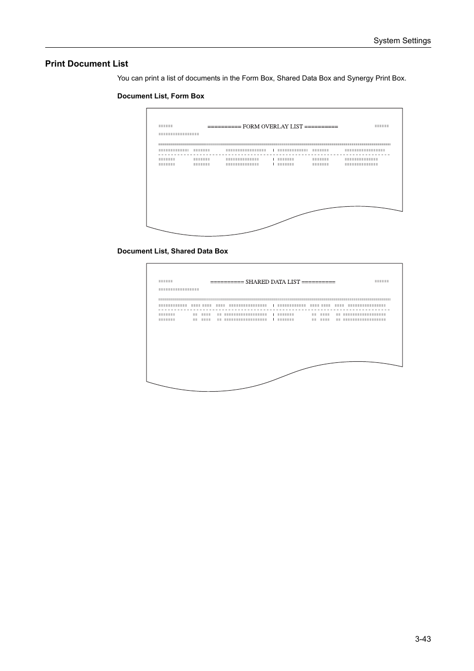 Print document list, Print document list -43 | TA Triumph-Adler DC 2162 User Manual | Page 143 / 210