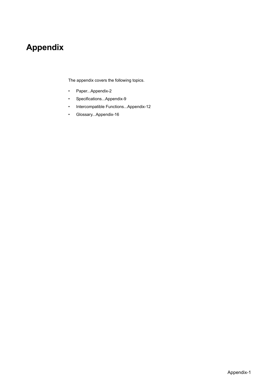 Appendix | TA Triumph-Adler DC 2162 User Manual | Page 189 / 210