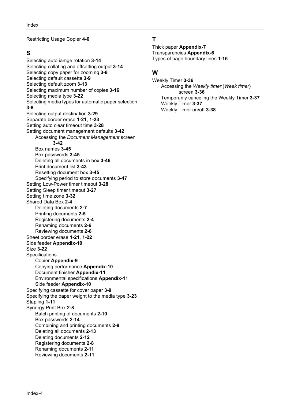 TA Triumph-Adler DC 2162 User Manual | Page 208 / 210