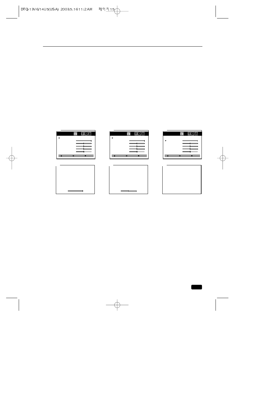 Adjusting video settings | Daewoo DTQ 13V1FC User Manual | Page 18 / 27