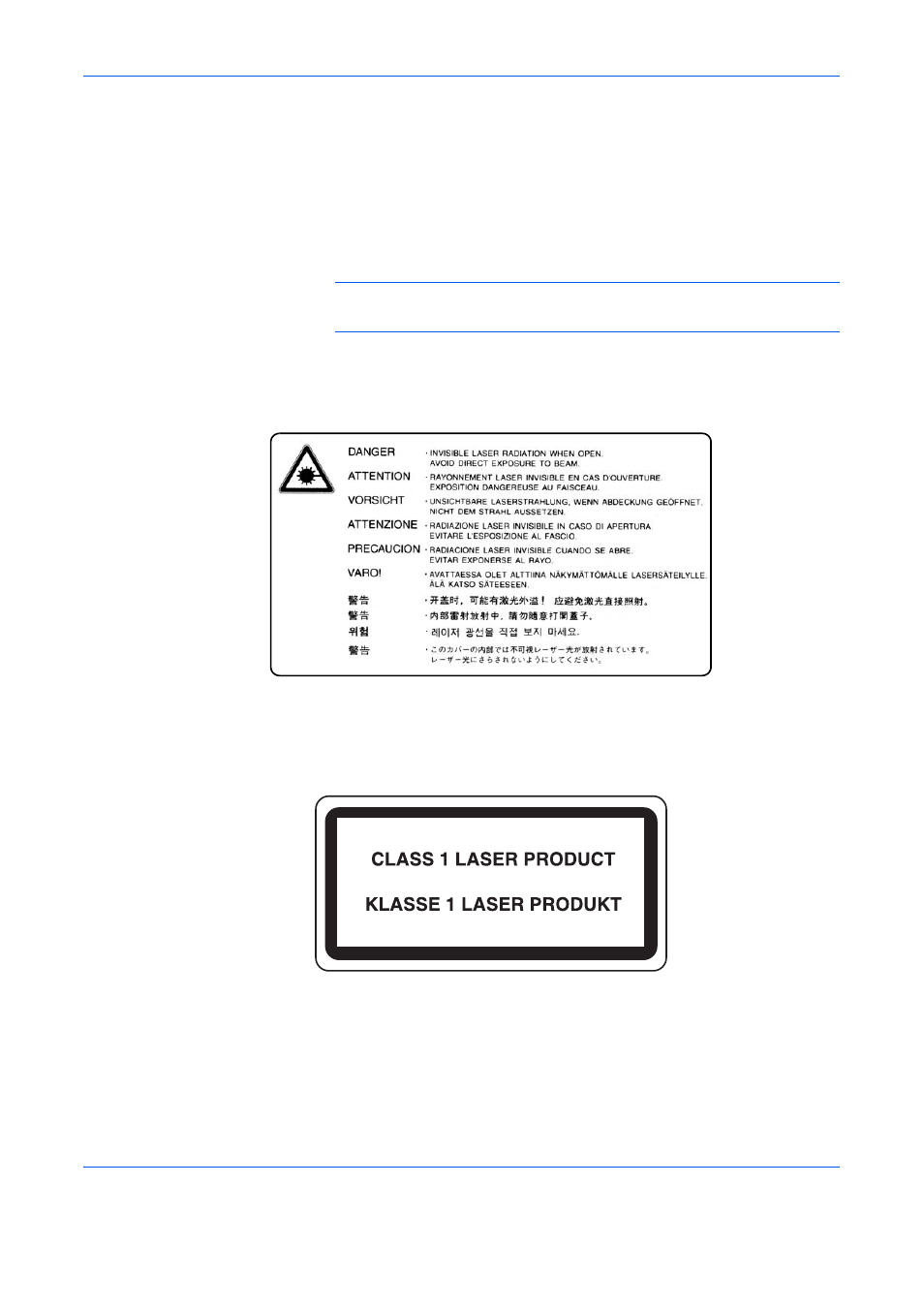 Laser safety (europe) | TA Triumph-Adler DC 2216 User Manual | Page 16 / 148