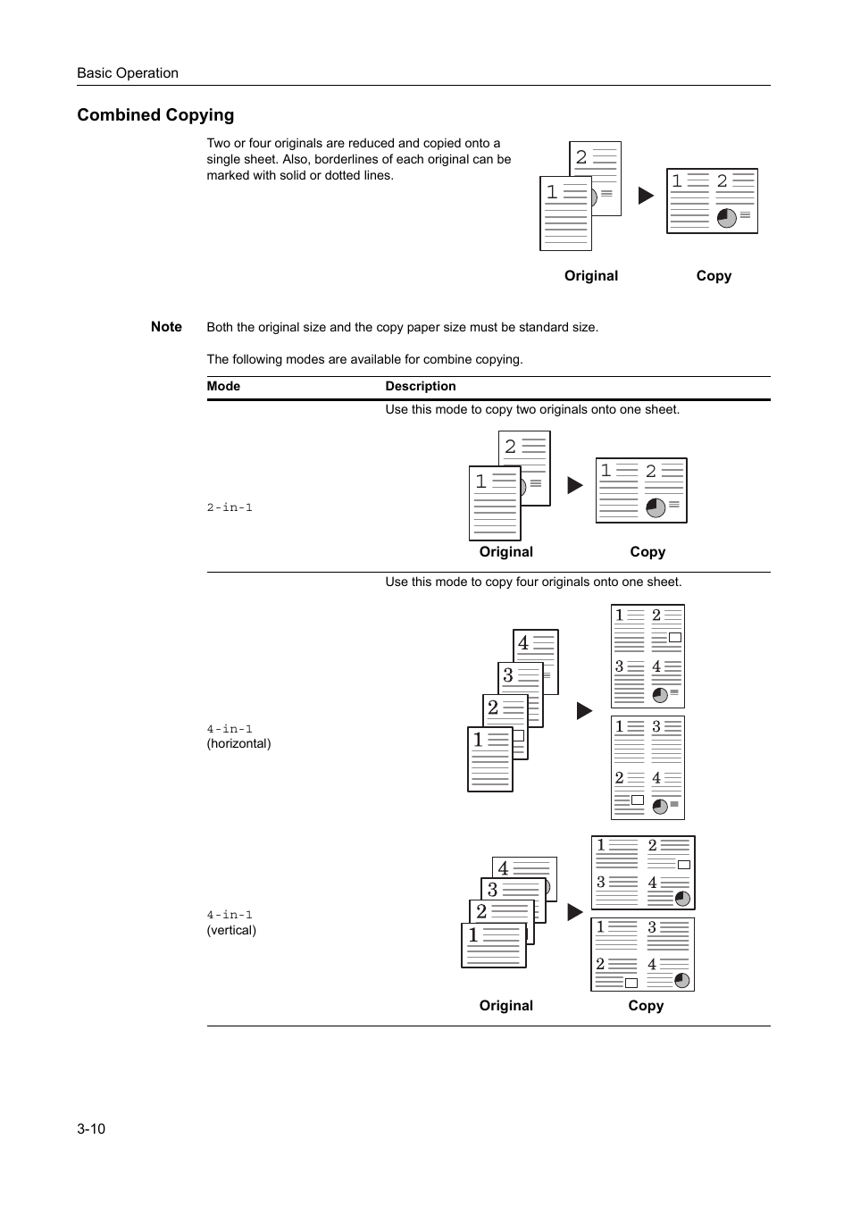 Combined copying, Combined copying -10 | TA Triumph-Adler DC 2218 User Manual | Page 51 / 114