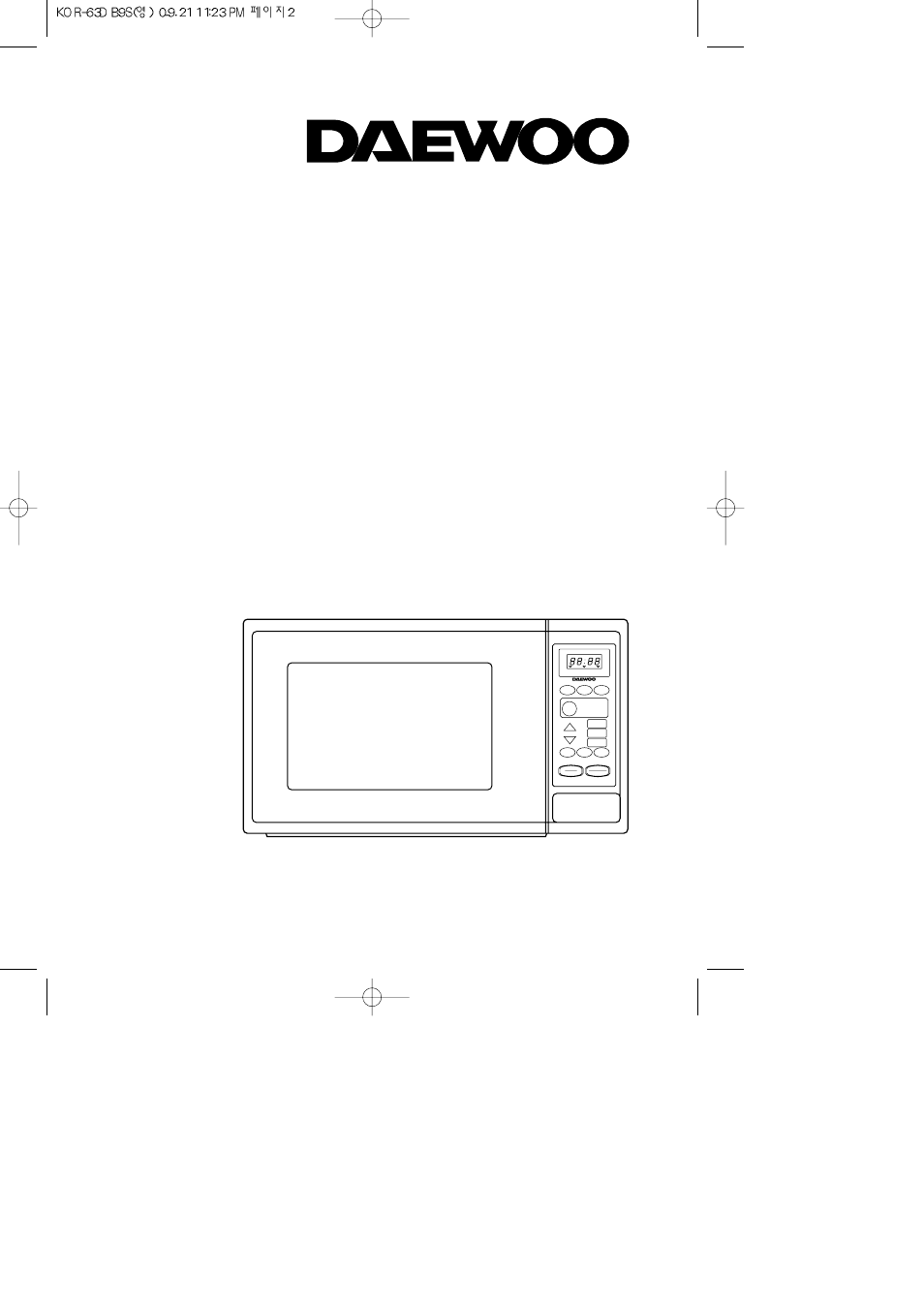 Daewoo KOR-63DB9S User Manual | 17 pages