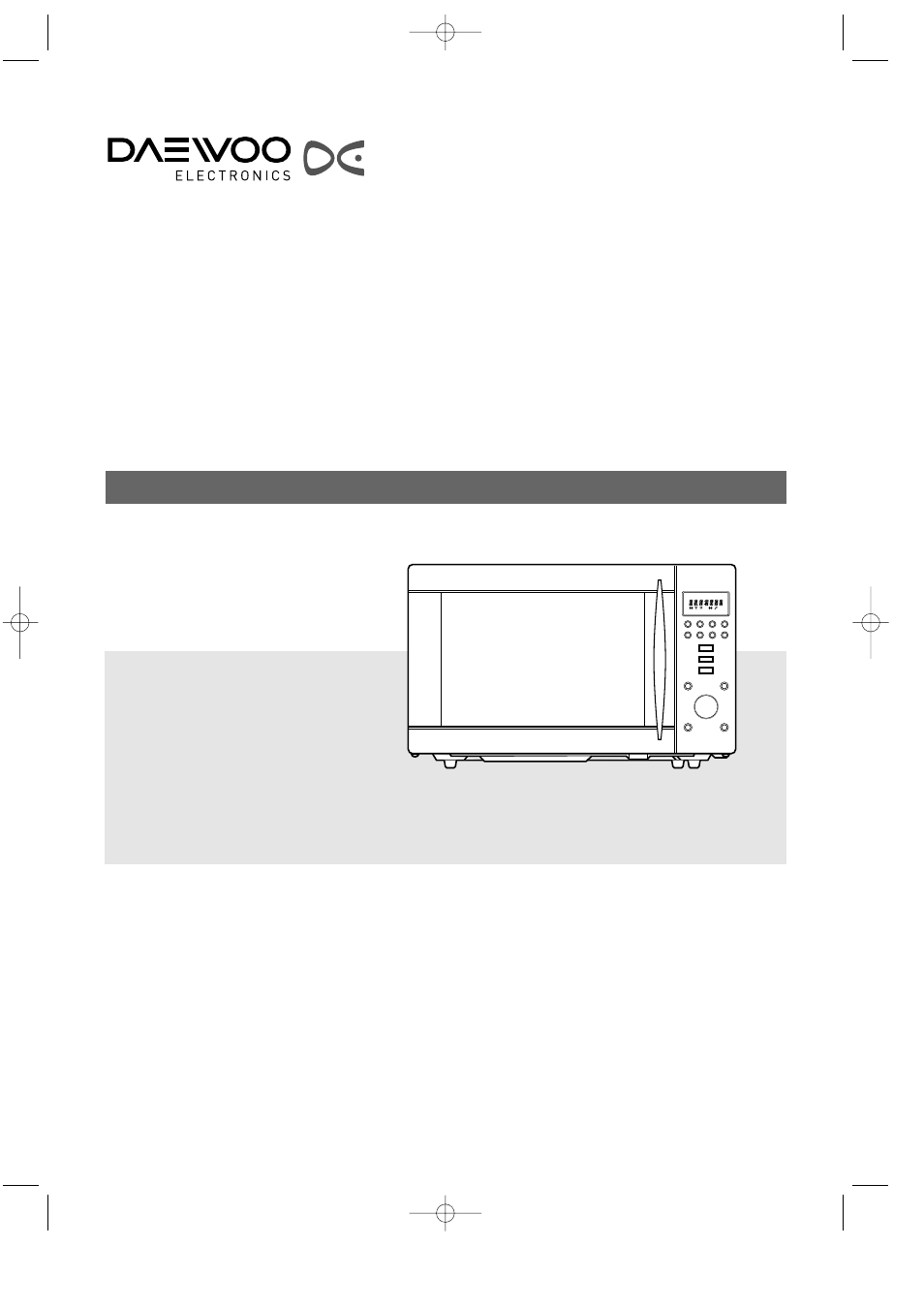 Daewoo KOC-1B4K User Manual | 31 pages