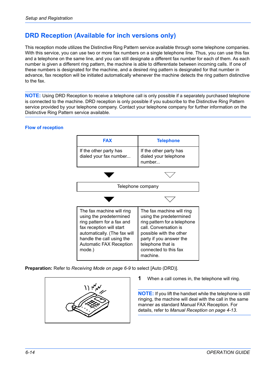 Drd reception (available for inch versions only) | TA Triumph-Adler DC 2242 User Manual | Page 147 / 223