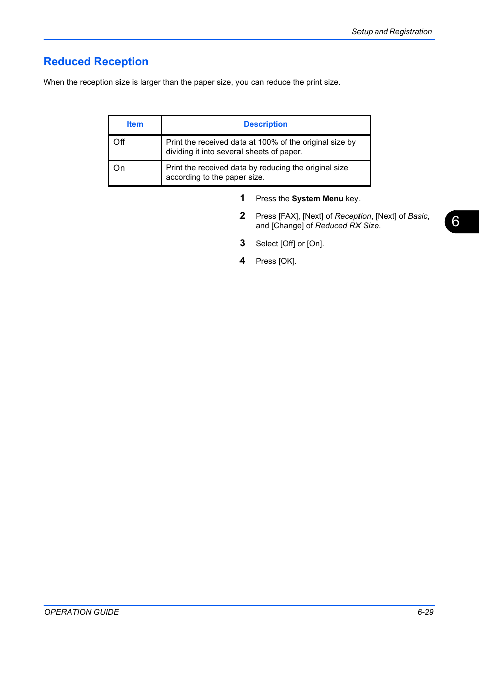 Reduced reception -29, Reduced reception | TA Triumph-Adler DC 2242 User Manual | Page 162 / 223