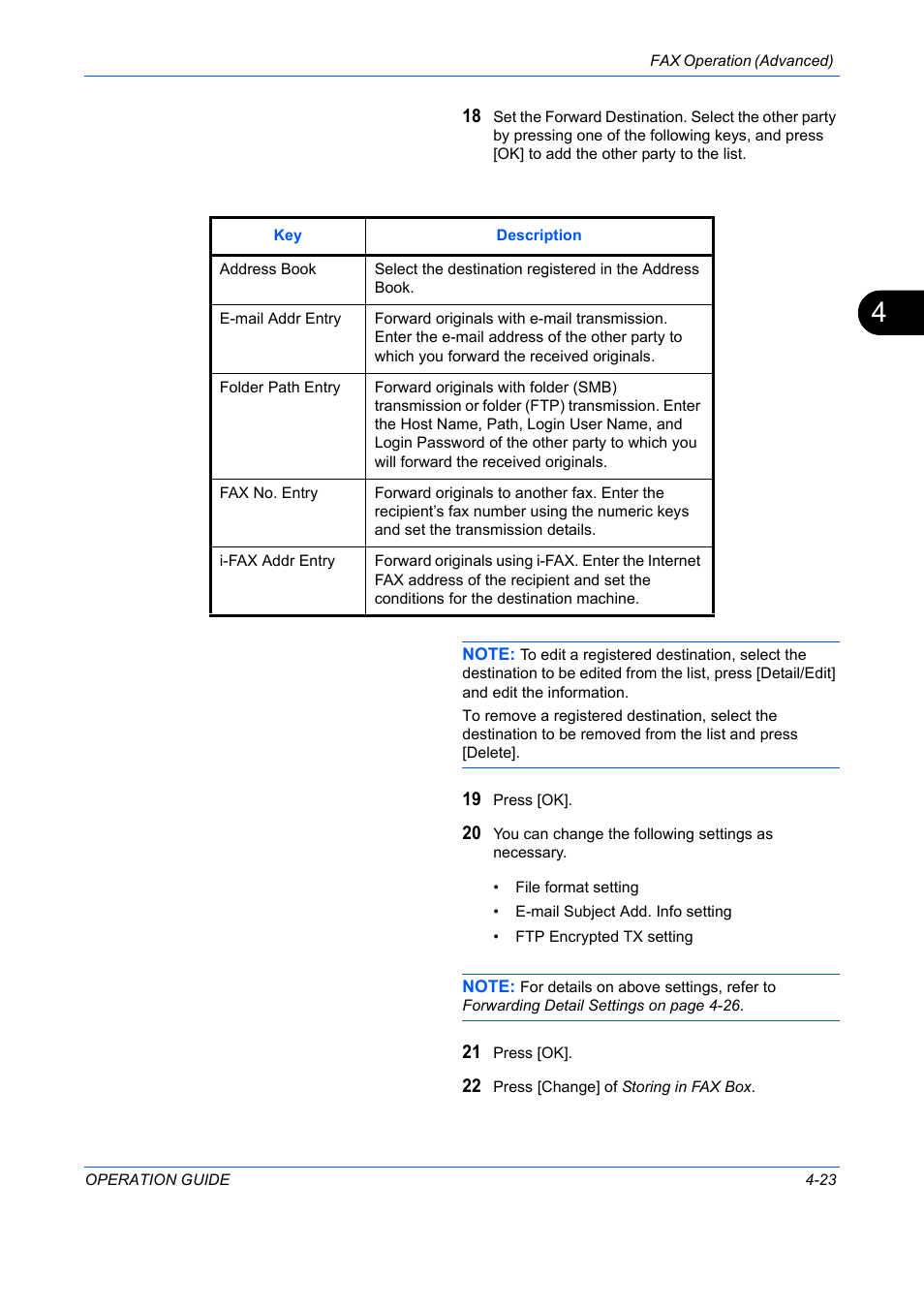 TA Triumph-Adler DC 2242 User Manual | Page 86 / 223