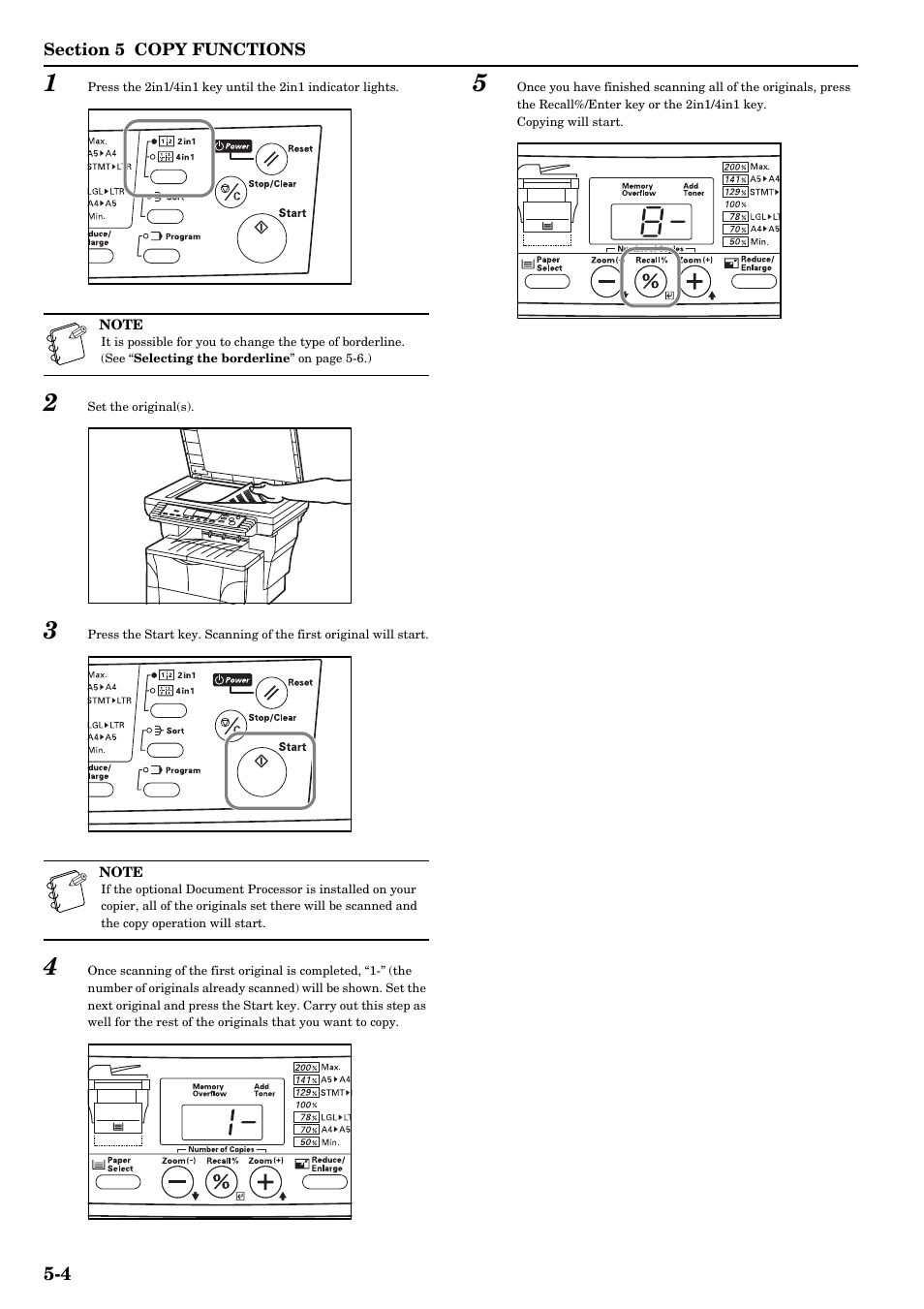 TA Triumph-Adler DC 2315 User Manual | Page 44 / 91