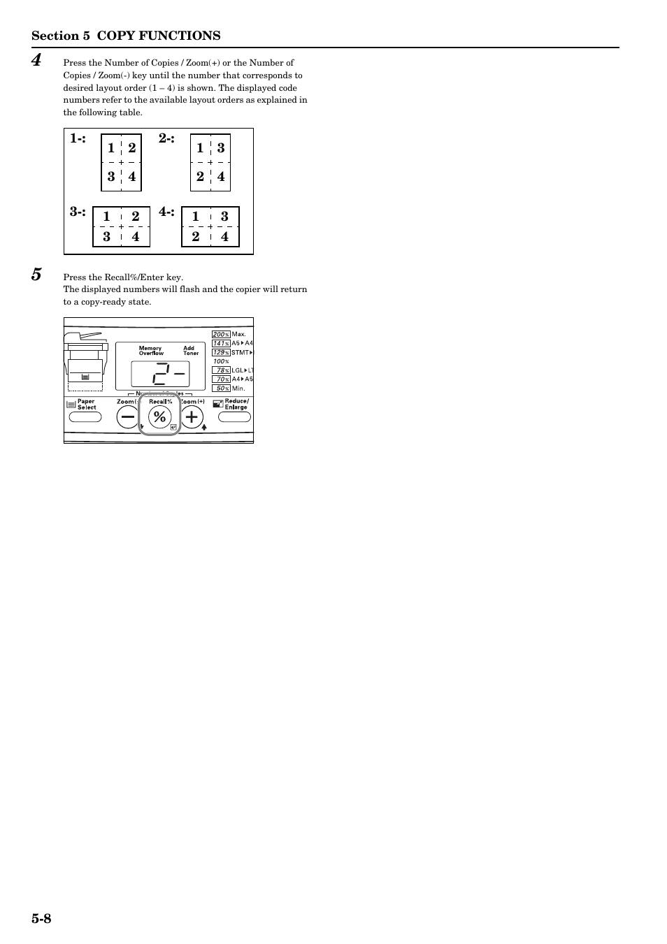 TA Triumph-Adler DC 2315 User Manual | Page 48 / 91