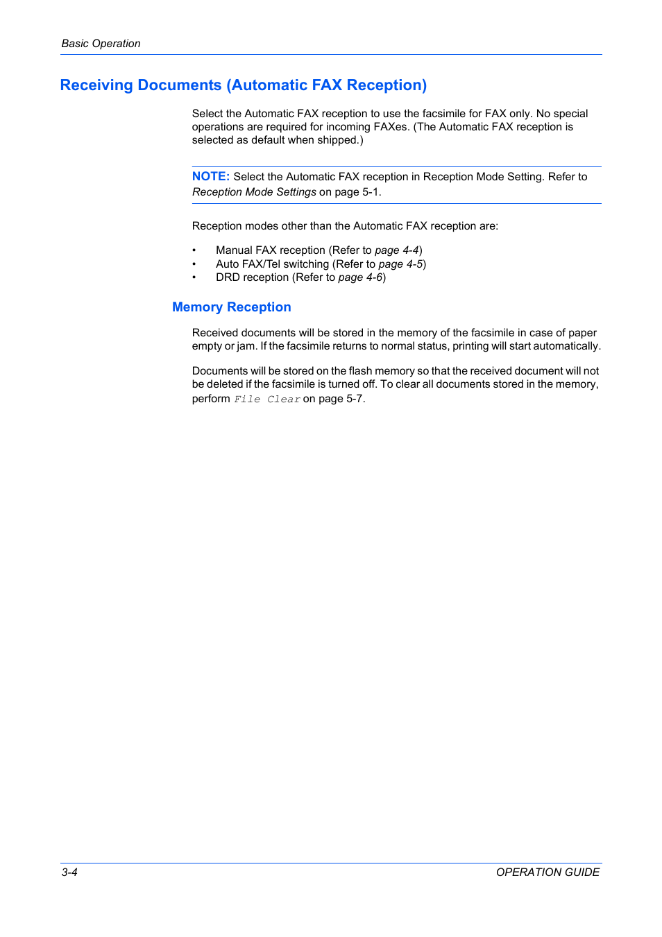Receiving documents (automatic fax reception) | TA Triumph-Adler DC 2316 User Manual | Page 113 / 163