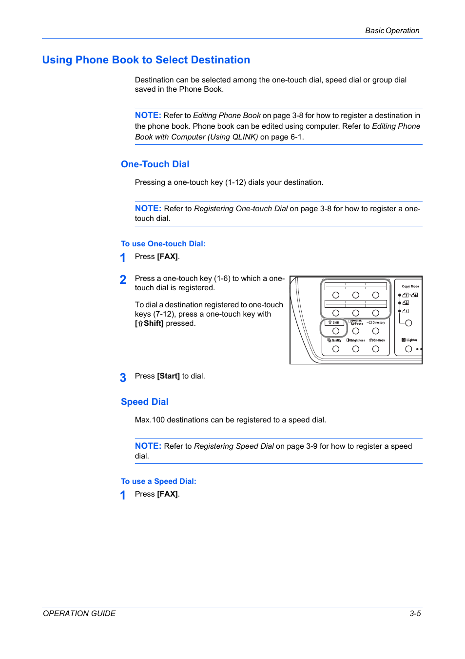 Using phone book to select destination | TA Triumph-Adler DC 2316 User Manual | Page 114 / 163