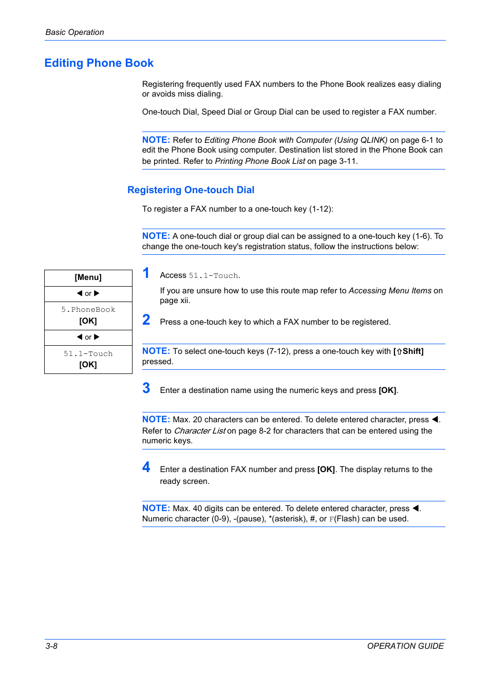 Editing phone book | TA Triumph-Adler DC 2316 User Manual | Page 117 / 163